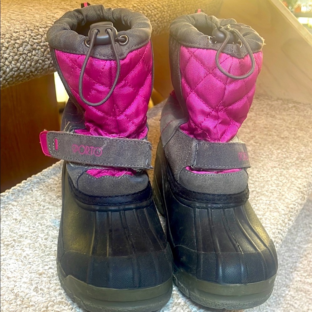 Sporto winter boots size 4-5 girls 💕💖